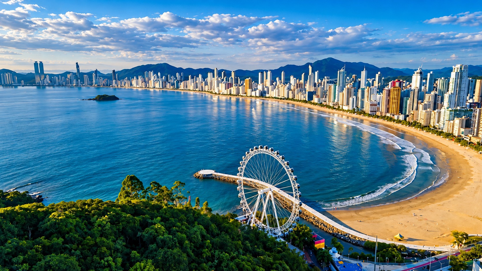 Vista panorámica de Balneário Camboriú